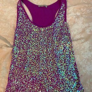 Charlotte Russe Sequin Tank Top